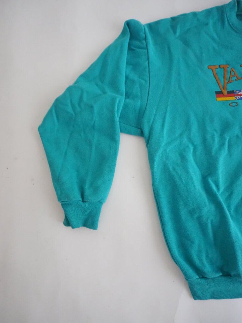 Hamilton Sportsprints Teal Vancouver Canada Flag Tourist Travel Sweatshirt Large - Picture 7 of 16